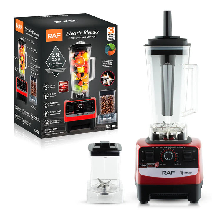 2.5 Litre Raf 2in1 Unbreakable Bowl Electric Blender View Gallery - Pakistan