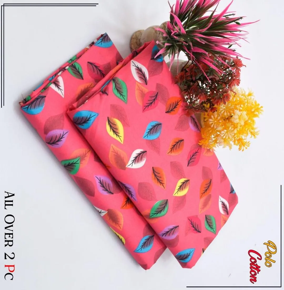 2 Pcs Women's Unstitched Printed Suit View Gallery - Pakistan