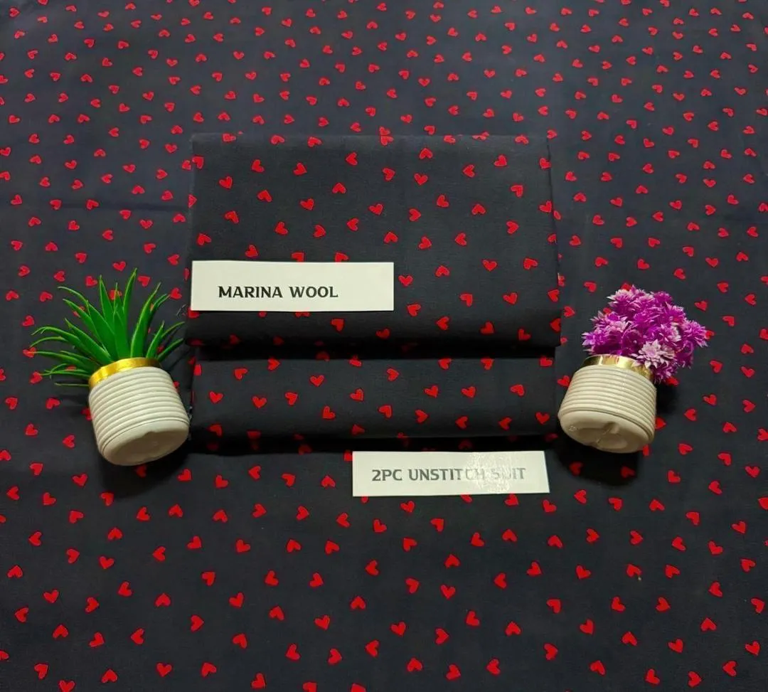 2 Pcs Women's Unstitched Printed Suit View Gallery - Pakistan