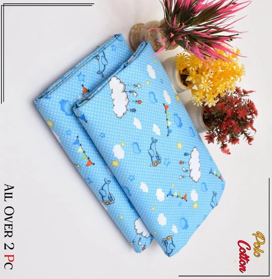 2 Pcs Women's Unstitched Printed Suit View Gallery - Pakistan