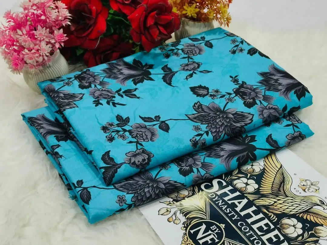 2 Pcs Women's Unstitched Printed Suit - Online Shopping Pakistan