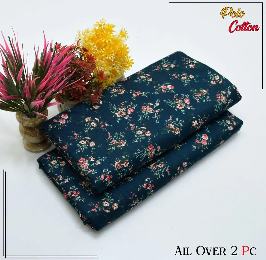 2 Pcs Women's Unstitched Printed Suit - Online Shopping Pakistan