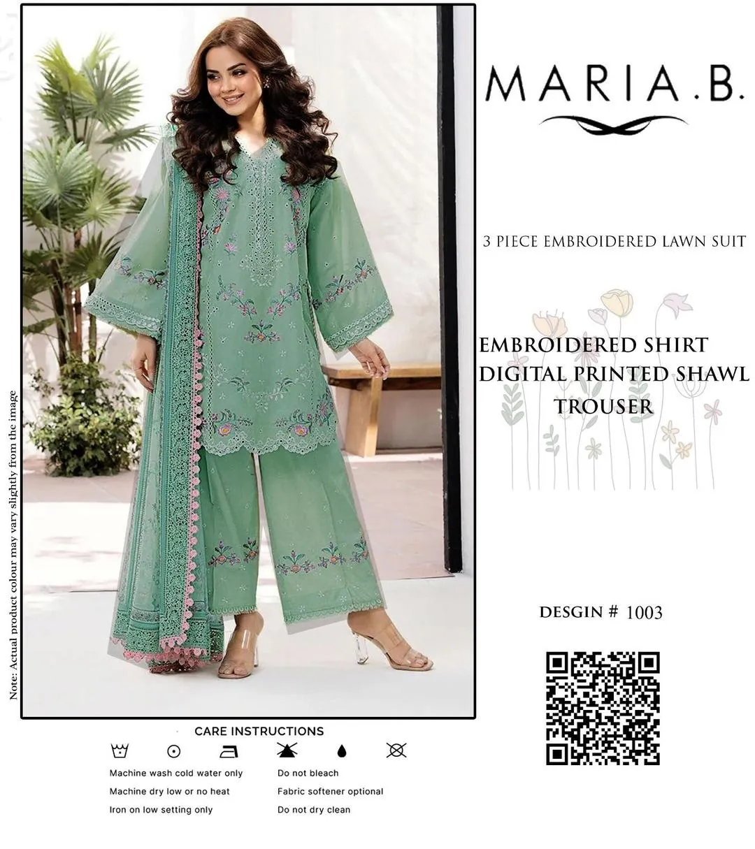 3 Pcs Women's Unstitched Embroidered Suit View Gallery - Pakistan