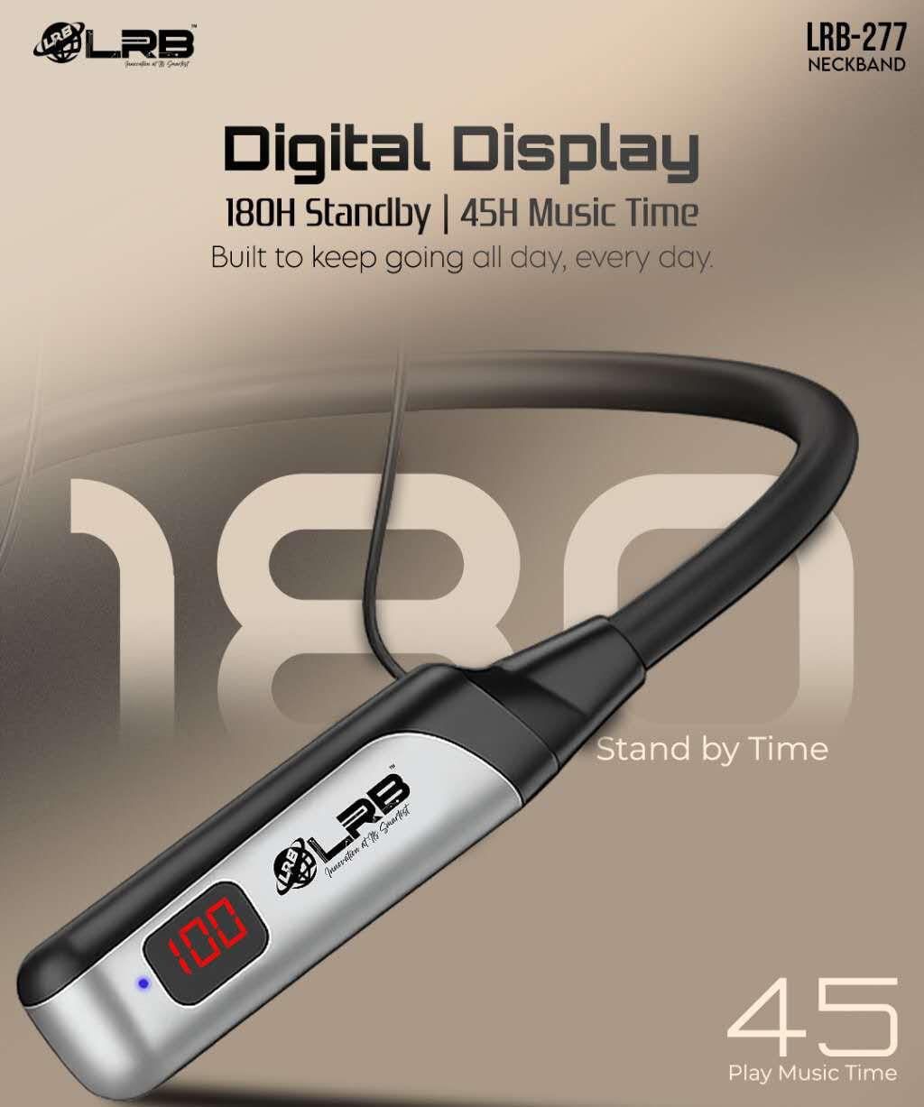 LRB-277 Blaster Wireless Neckband Headset – Pro Gaming & Music Edition View Gallery - Pakistan