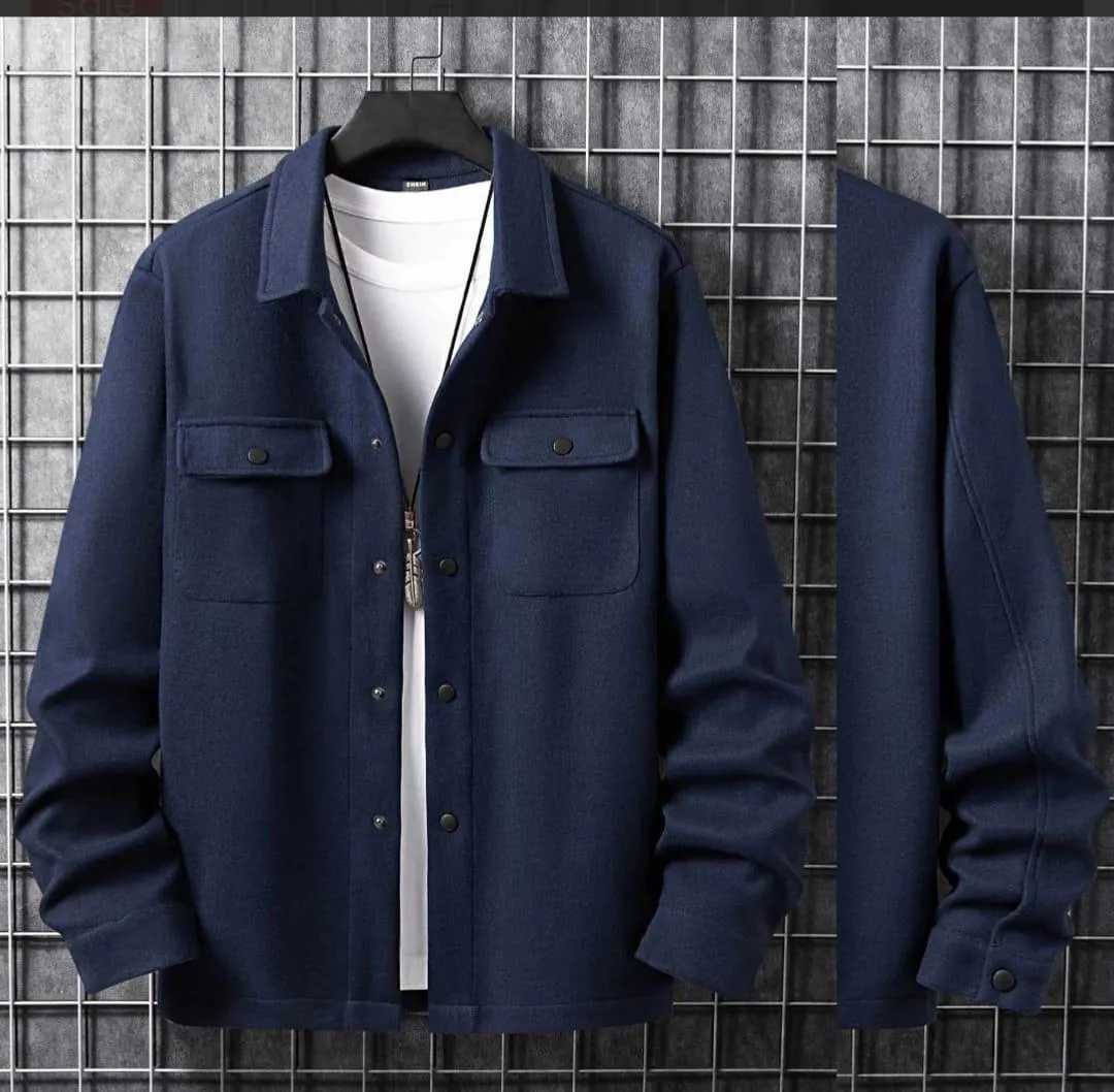 Men's Fleece Plain Jacket - Online Shopping in Pakistan - BUNDLIV
