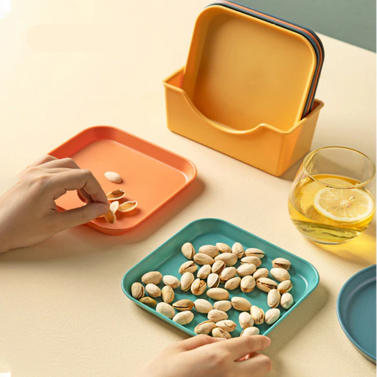 Plastic Plate Set 10 Pcs with HolderPlastic Plate Set 10 Pcs with Holder View Gallery - Pakistan