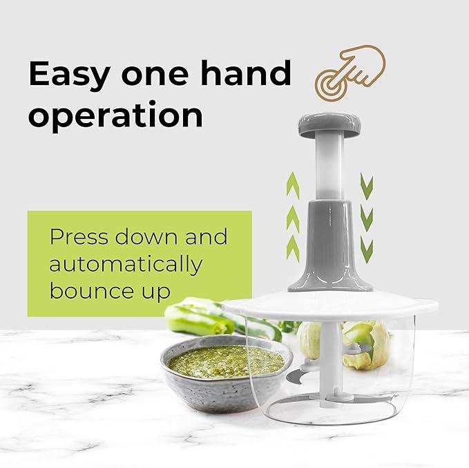 Hand Pat Chopper 2L with beater & lock View Gallery - Pakistan