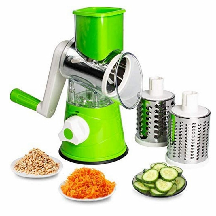 Tabletop 3-in-1 Drum Grater Slicer For Vegetables and Cheese View Gallery - Pakistan
