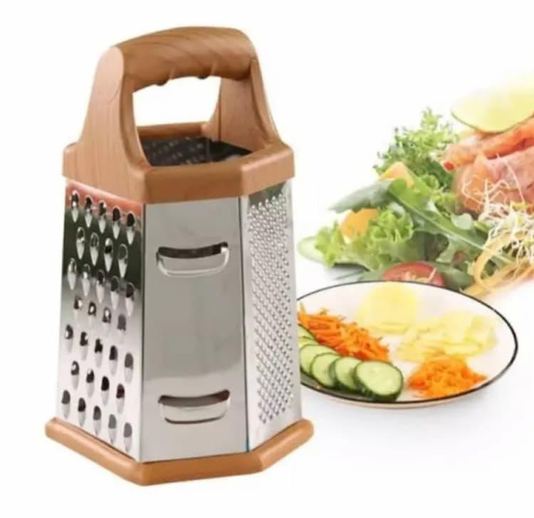 stainless Steel Multi Functional Grater and Slicer with Hand
