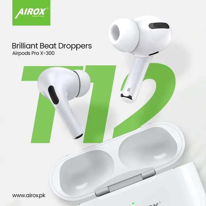 X300 AirPods Pro Wireless Earbuds – Premium True Wireless Version View Gallery - Pakistan