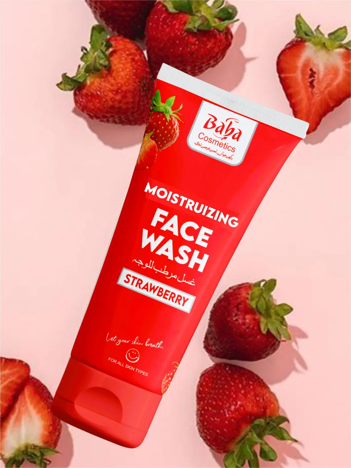 Moisturizing Strawberry Facewash 100ML View Gallery - Pakistan