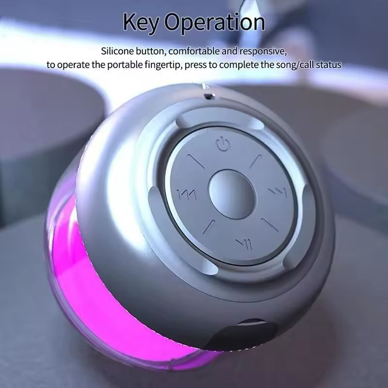 Premium Mini RGB Acrylic Wireless Speaker – Portable Crystal Sound & LED Light Show View Gallery - Pakistan