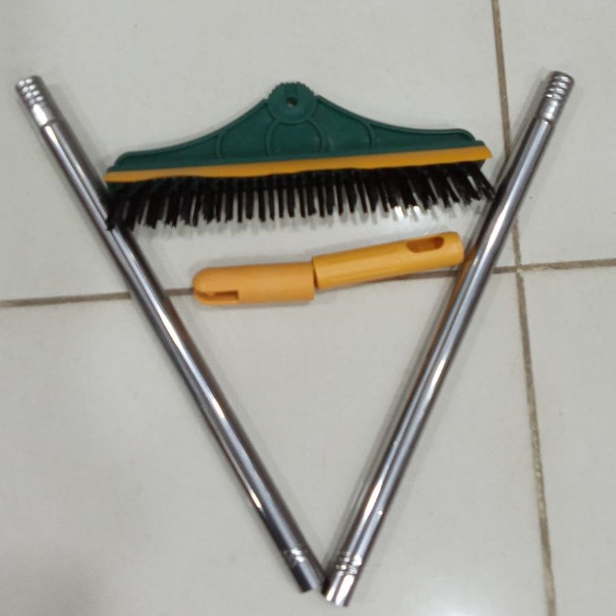 Broom Wiper 2 In 1 Dual Purpose Cleaning Tool With Strong Bristles And Built In Wiper Blade View Gallery - Pakistan