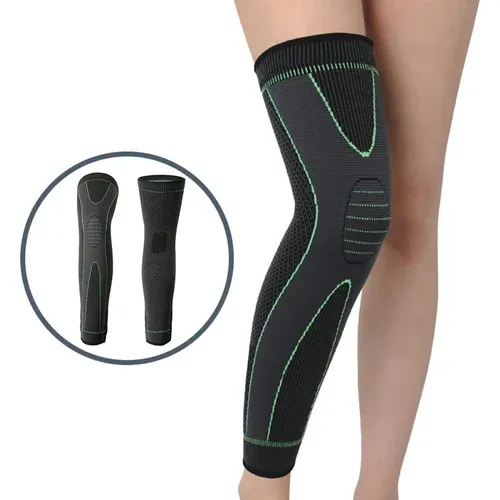 1 Pair - Knee Compression Support Sleeve Elastic Knee Brace For Pain Relief Sports Protection And Joint Stability (Random Color) View Gallery - Pakistan