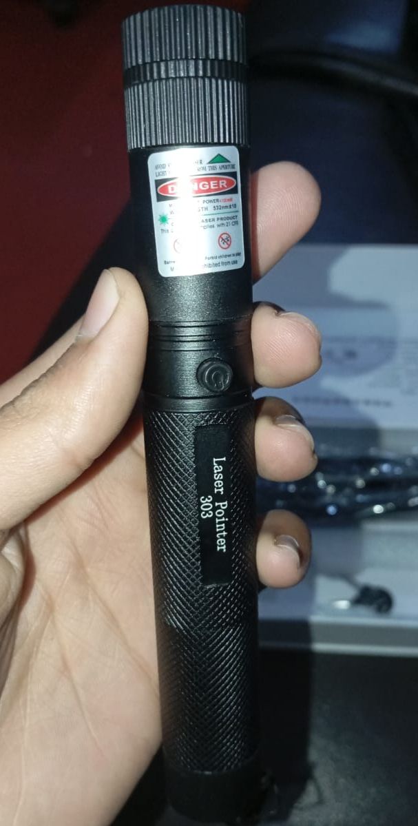 RL 303 Green Laser Pointer Rechargeable With Lock Key And Charger Ideal For Teaching Astronomy And Presentations View Gallery - Pakistan
