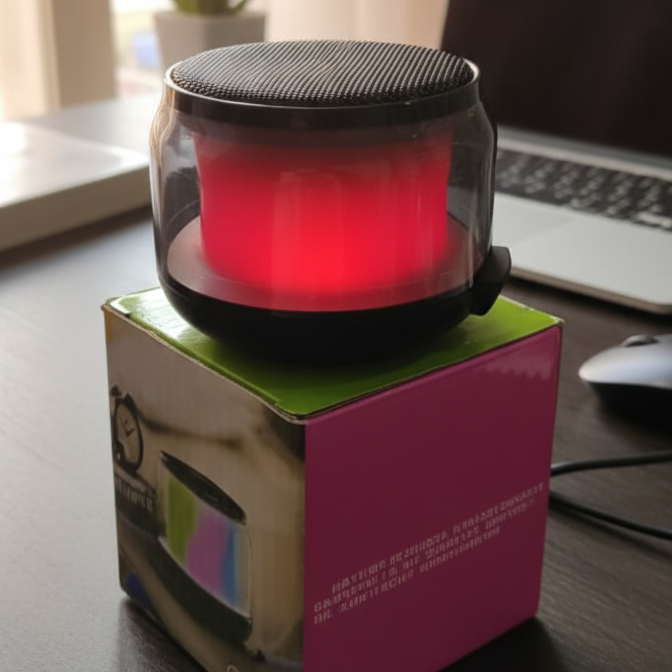 RGB Lights Portable Wireless Speaker | Long‑Lasting Battery | Premium Box Packaging - Online Shopping in Pakistan - BUNDLIV