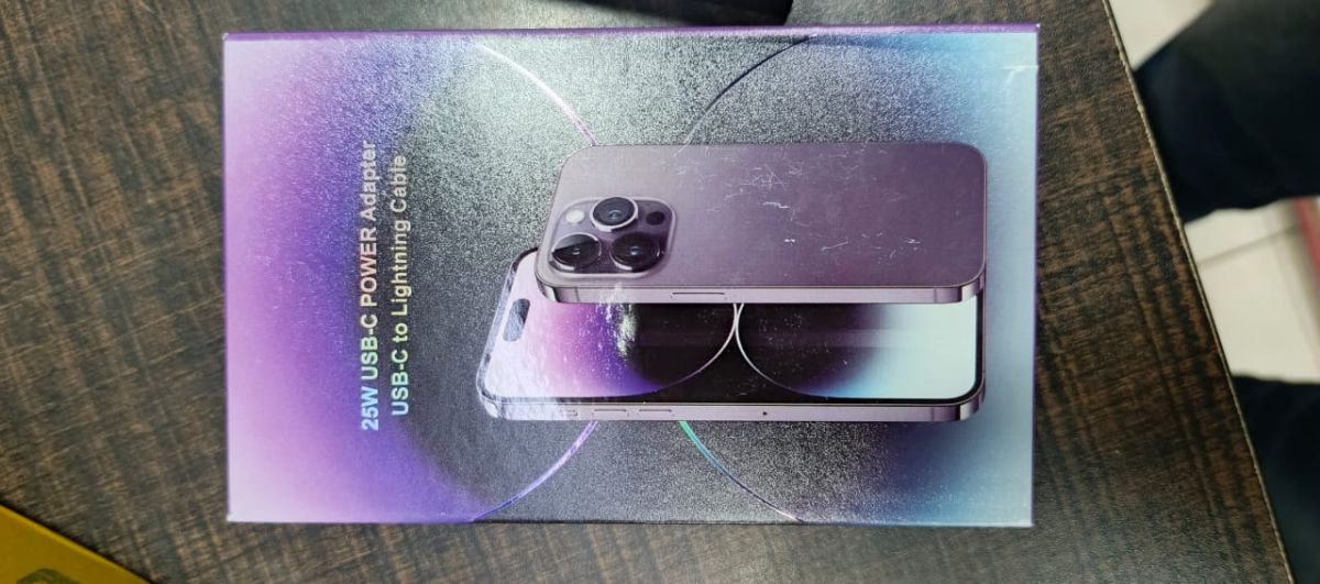 iPhone Original 25W Type‑C Charger | With Type‑C to Lightning Cable | Premium Box Packaging View Gallery - Pakistan