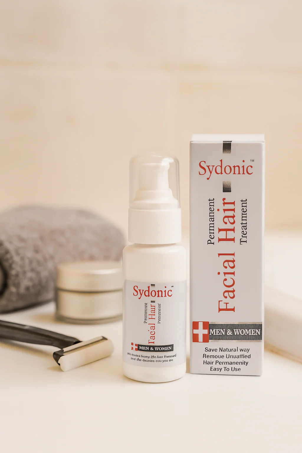 Sydonic Permanent Facial Hair Treatment – 100ml for Men & Women View Gallery - Pakistan