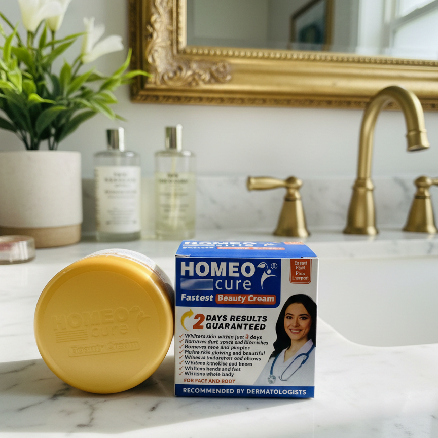 Fastest Beauty Cream HOMEO Cure | Face & Body | Pakistan Made | 50g - Online Shopping in Pakistan - BUNDLIV