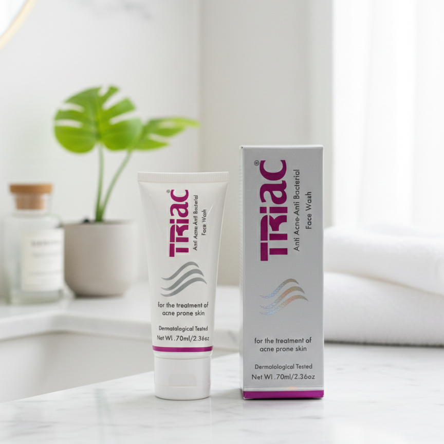 Triac Advanced Anti-Acne Face Wash – Deep Clean, Bacteria-Fighting &amp; Germ Protection Therapy (70gm)