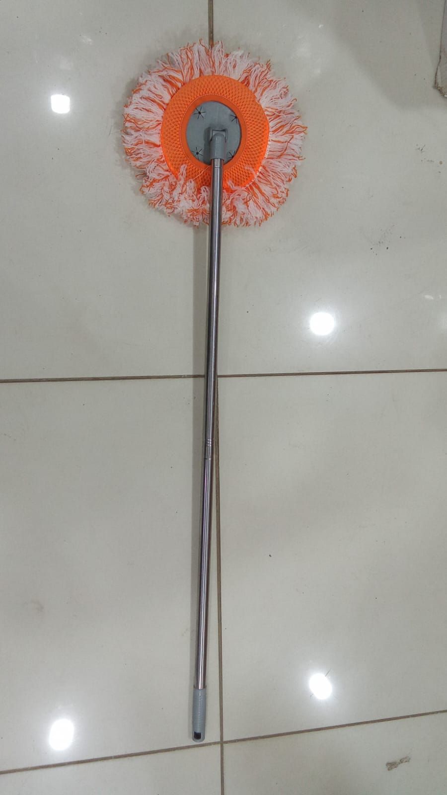 360° Rotating Microfiber Mop | Extendable Handle Telescopic Floor Cleaning Mop | Sunflower Round Mop For Home, Office And Car Screen View Gallery - Pakistan