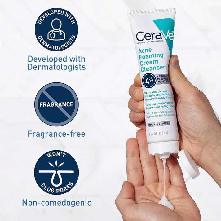 CeraVe Complete Skincare Combo Kit – Sunscreen SPF 50, Acne Cleanser, Retinol Serum & Night Cream View Gallery - Pakistan