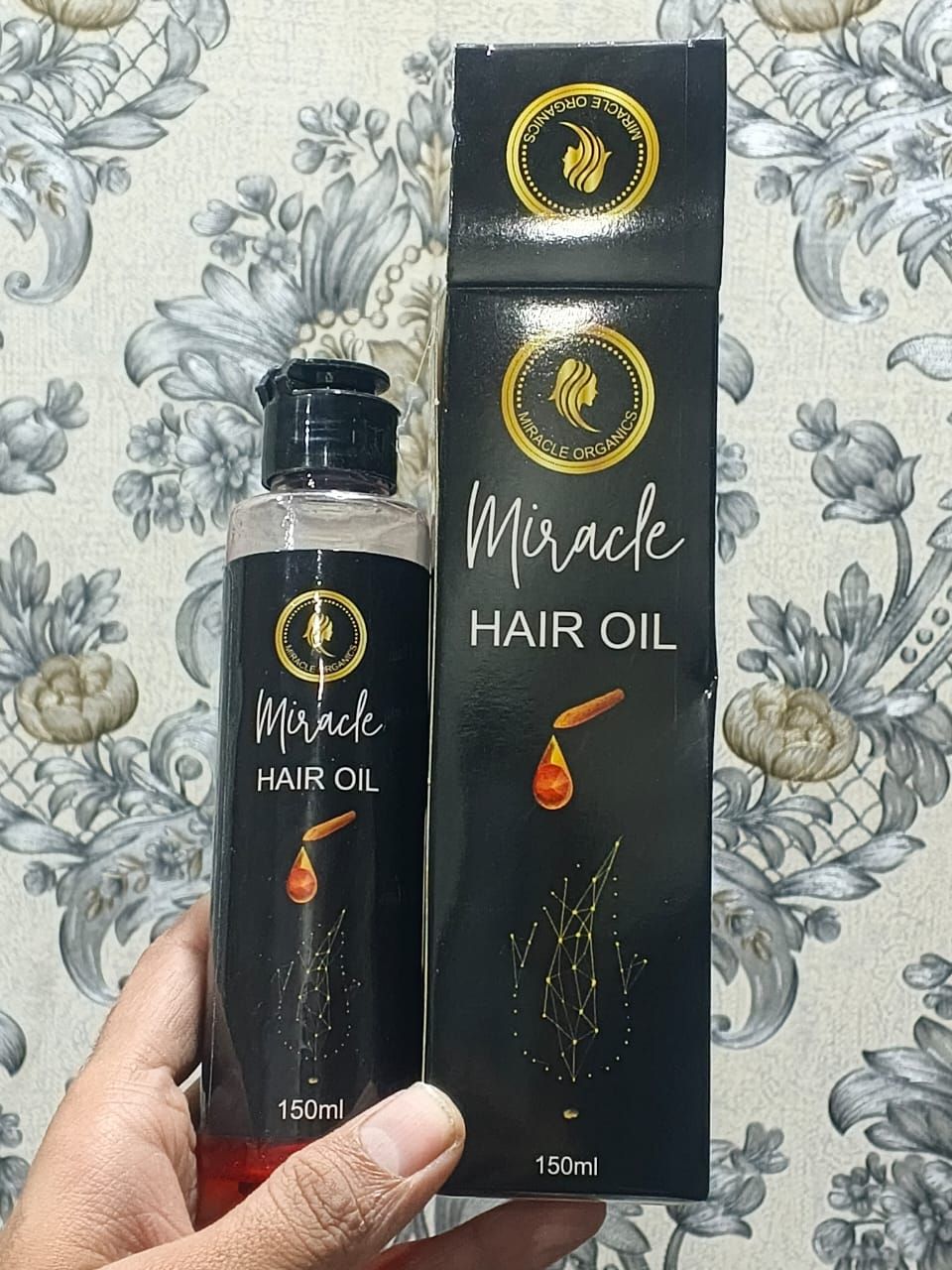 Miracle Elixir Noir Intensive Hair Revival Luxury And Growth Repair Oil For Strong Healthy And Nourished Hair - 150ML View Gallery - Pakistan