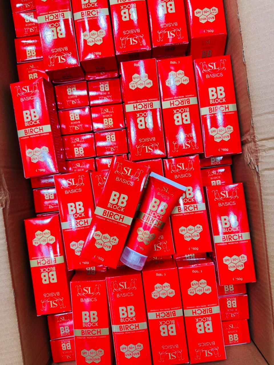 SL Basics BB Block SPF 50+ Tinted Sunscreen – Hydrating & Protective BB Cream with Vitamin E & Lotus Extract (50 ml) View Gallery - Pakistan