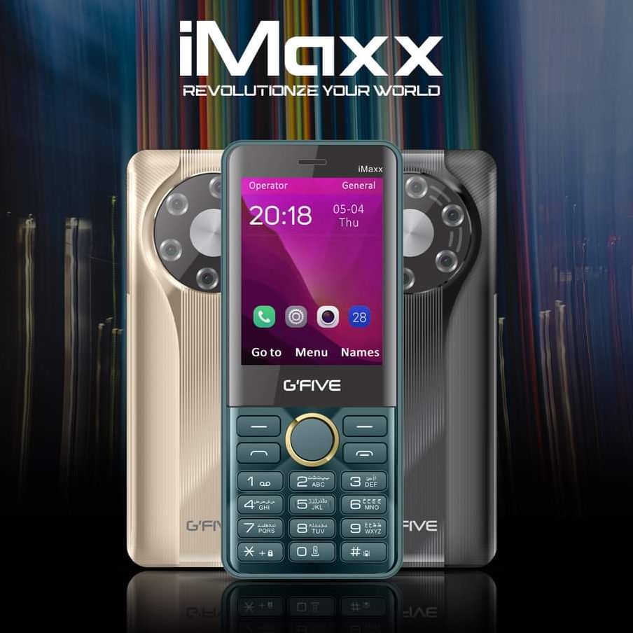 GFive IMAX 2.8 Inch LCD PTA Approved Mobile With 3500mAh Battery Dual SIM Smart Camera Bluetooth And Type C Charging (Random Color) View Gallery - Pakistan
