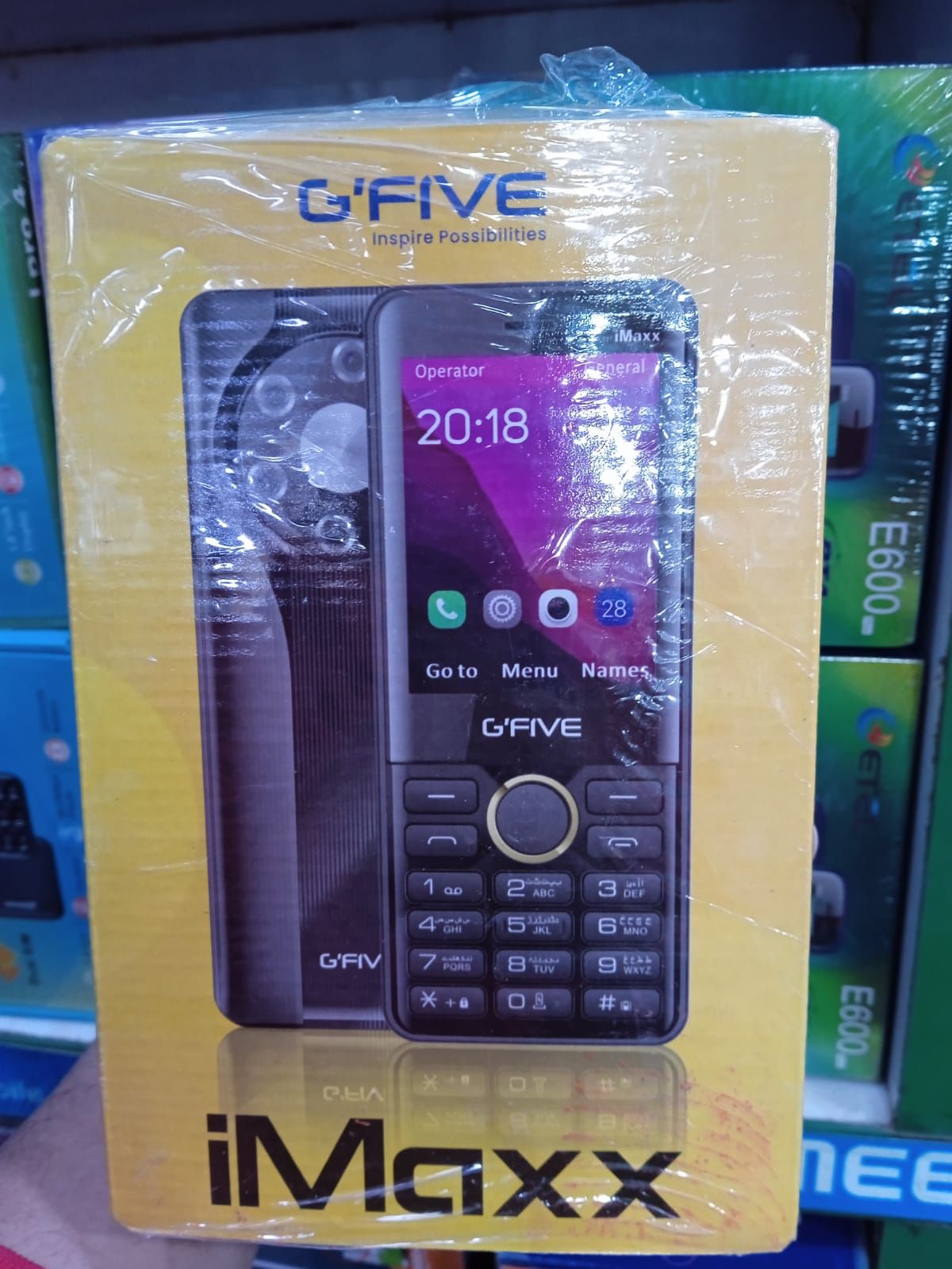 GFive IMAX 2.8 Inch LCD PTA Approved Mobile With 3500mAh Battery Dual SIM Smart Camera Bluetooth And Type C Charging (Random Color) View Gallery - Pakistan