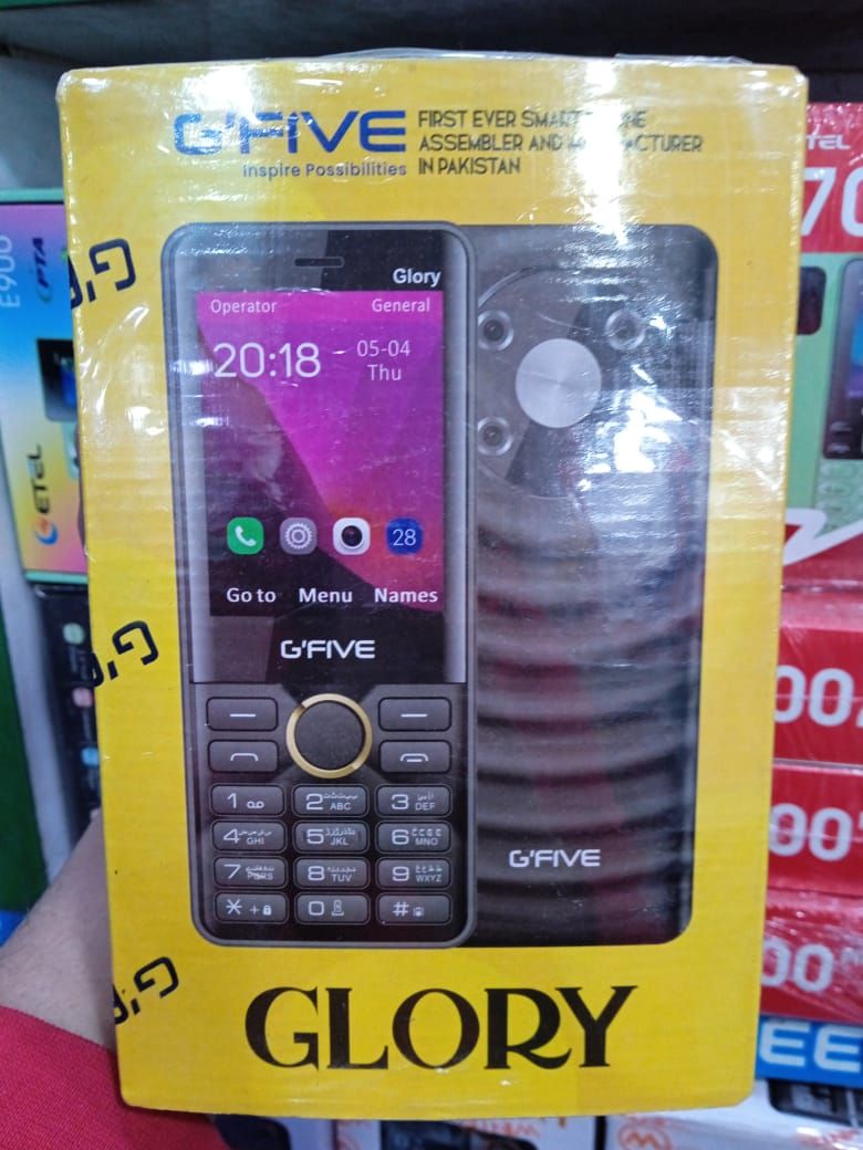 GFive Glory 2.8 Inch LCD PTA Approved Mobile With 3500mAh Battery Dual SIM Smart Camera Bluetooth And Type C Charging (Random Color) View Gallery - Pakistan