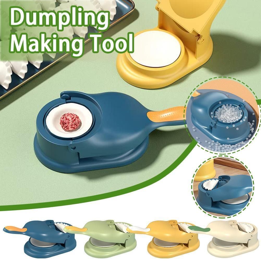 2-in-1 Manual Dumpling Maker & Dough Press Machine | Portable Samosa & Gujiya Mould Tool | Easy Kitchen DIY Pastry Accessory View Gallery - Pakistan
