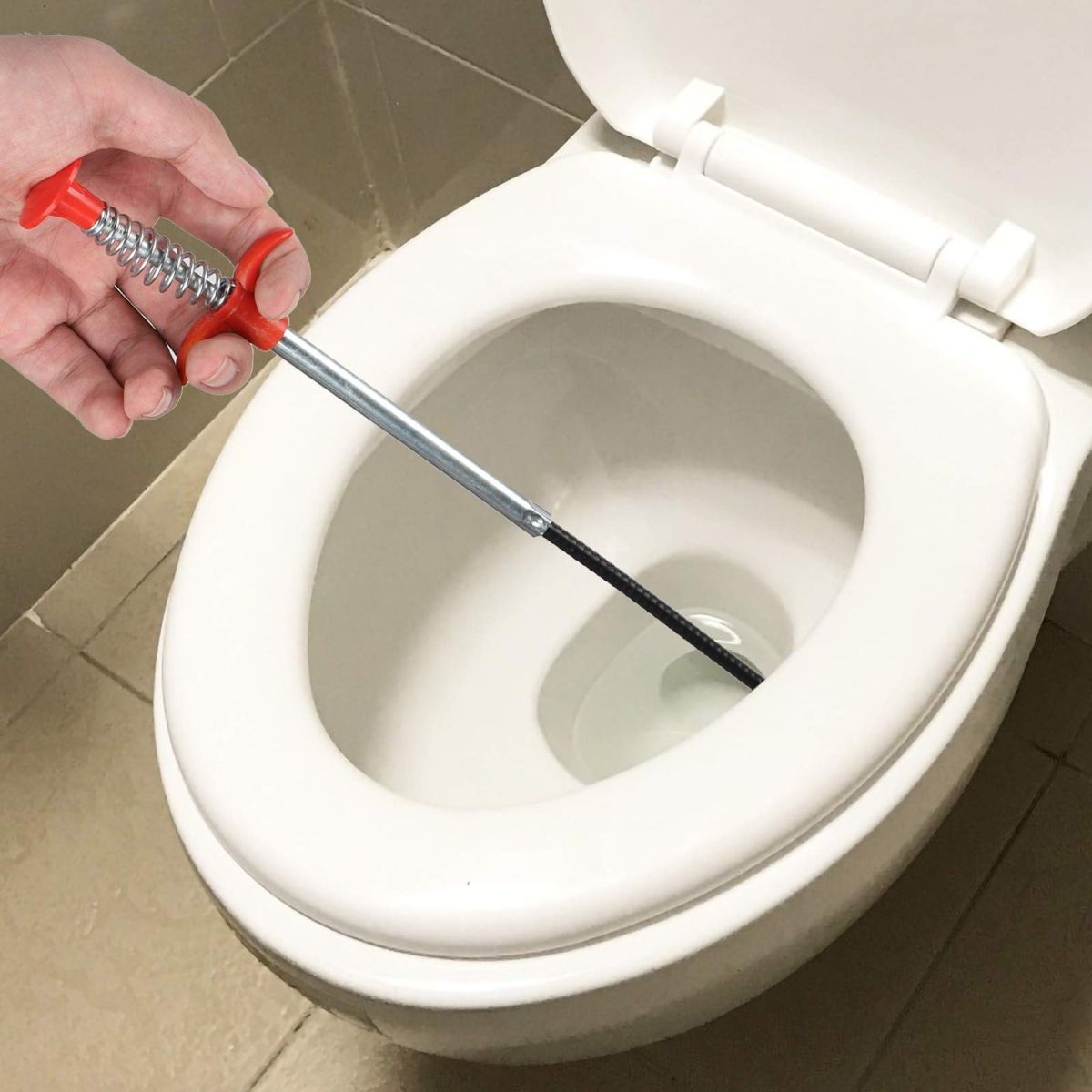 Metal Flexible 30cm Wire Brush Drain Cleaner | Sink, Sewer & Pipe Dredging Tool | Clog Remover View Gallery - Pakistan