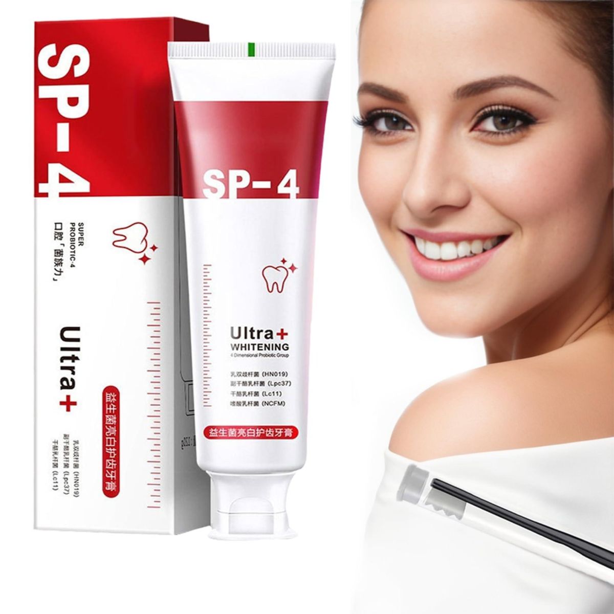 Yayashi SP 4 Ultra Whitening Toothpaste – Strong Stain Removal & Fresh Breath Daily Oral Care (120g) View Gallery - Pakistan