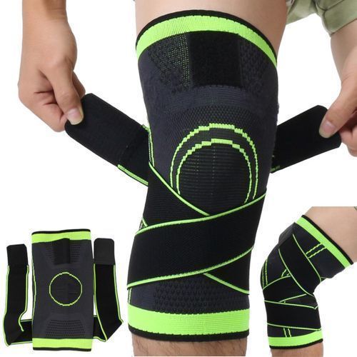 1pc Knee Support Band With Belt | Adjustable Knee Support Pad For Men And Women | Anti-Slip Knee Warmer Sleeves | Knee Sleeves View Gallery - Pakistan