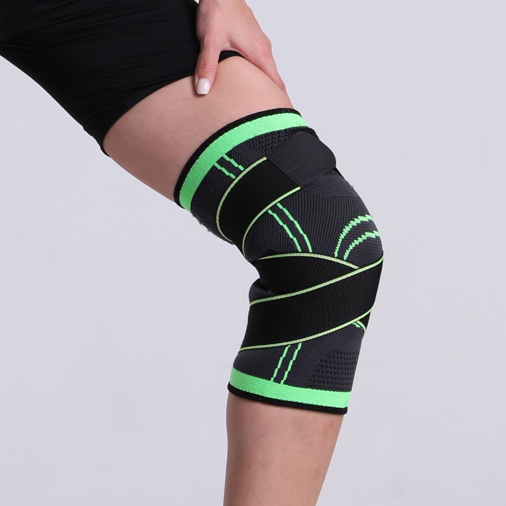 1pc Knee Support Band With Belt | Adjustable Knee Support Pad For Men And Women | Anti-Slip Knee Warmer Sleeves | Knee Sleeves View Gallery - Pakistan
