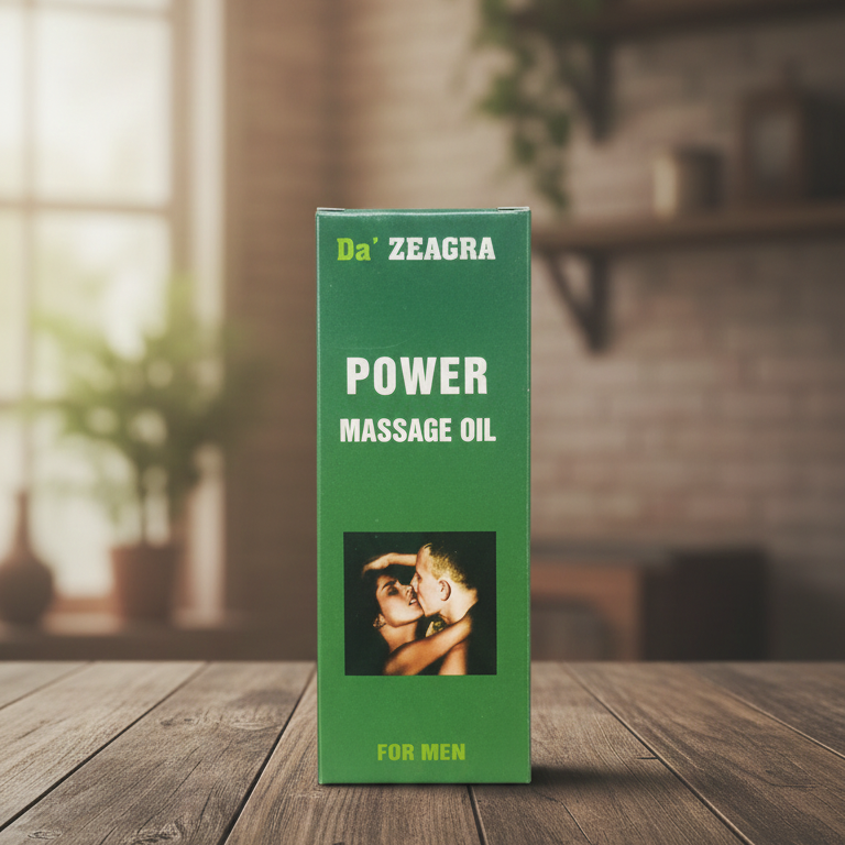Da’ Zeagra Power Massage Oil for Men | Warming Body Massage Oil for Relaxation, Stamina & Intimate Wellness( 50ml) View Gallery - Pakistan