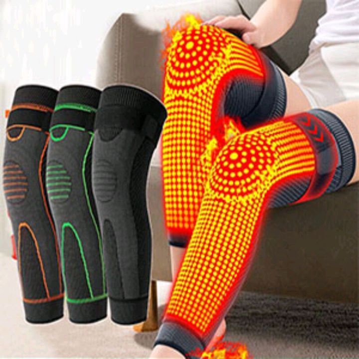 1pc Long Knee Support Knee Pad With Belt | Adjustable Knee Support For Men And Women | Anti-Slip Knee Warmer Sleeves | Knee Sleeves View Gallery - Pakistan