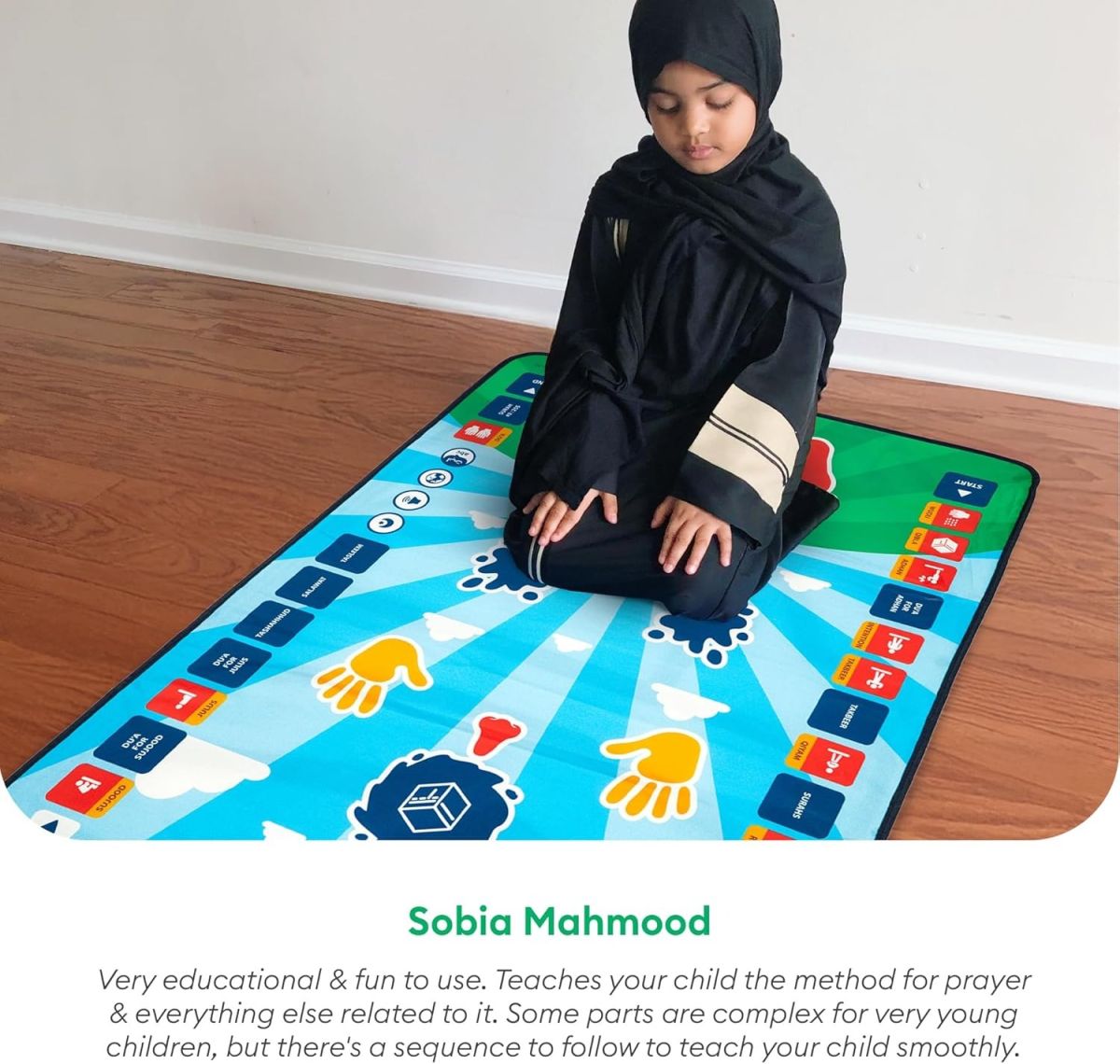 Educational Interactive Prayer Mat for Kids – Touch Sensitive Salah Mat with Audio Learning & 7 Languages View Gallery - Pakistan