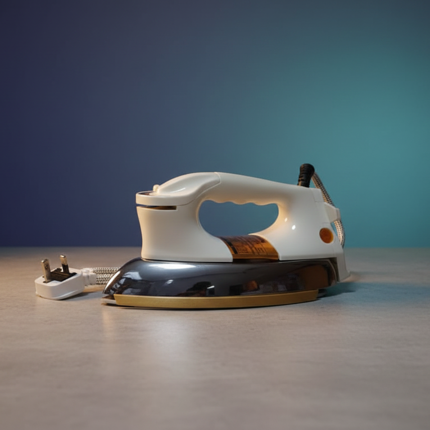 Heavy-Duty Electric Dry Iron | China-Made | Durable, High-Performance Ironing for Home & Commercial Use - 1000 Watt View Gallery - Pakistan