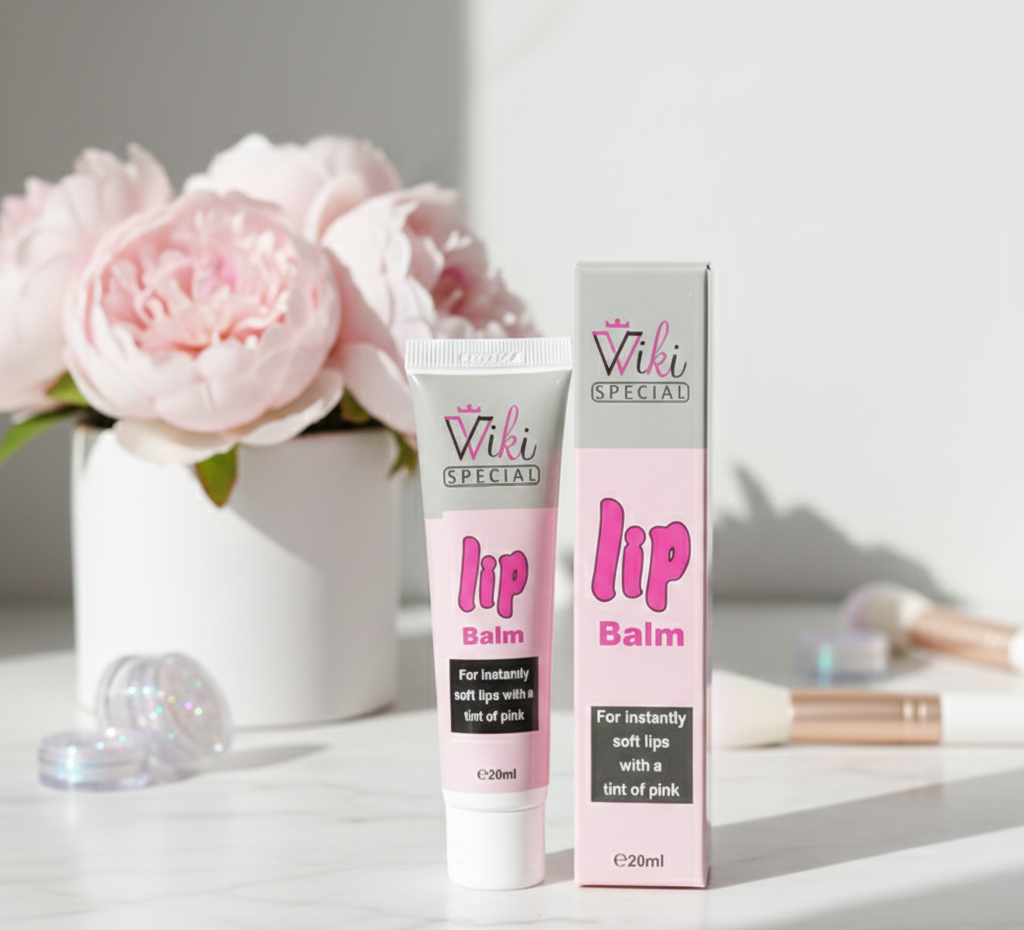 Wiki Special Natural Pink Lip Balm | Hydrating, Nourishing & Long-Lasting Lip Care with Soft Pink Tint for 24-Hour Moisture View Gallery - Pakistan