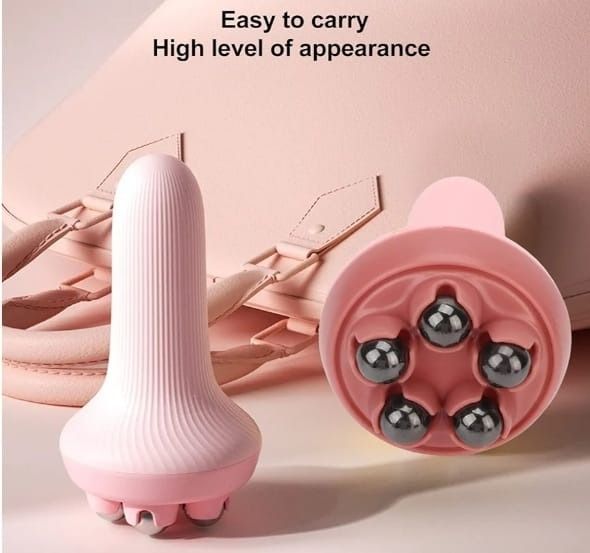 360 Roller Manual Massager | Handheld Massage Ball | Full Body Pain Relief | Neck, Back, Shoulder, Leg & Foot View Gallery - Pakistan