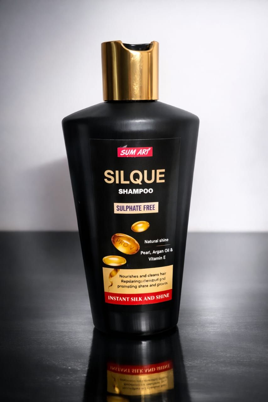 Sum Art Silque Shampoo Providing Gentle Care Nourishing Formula Strengthening Quality Everyday Hair Support - 180ML View Gallery - Pakistan