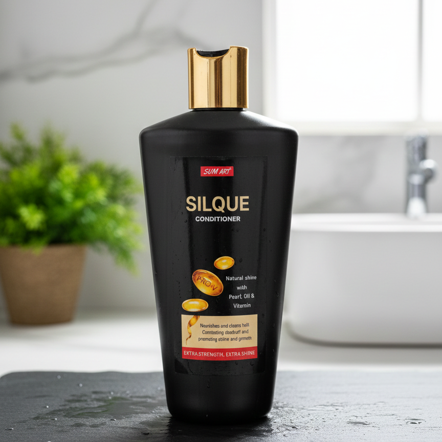 Sum Art Silque Conditioner Providing Gentle Care Nourishing Formula Strengthening Quality - 150ML
