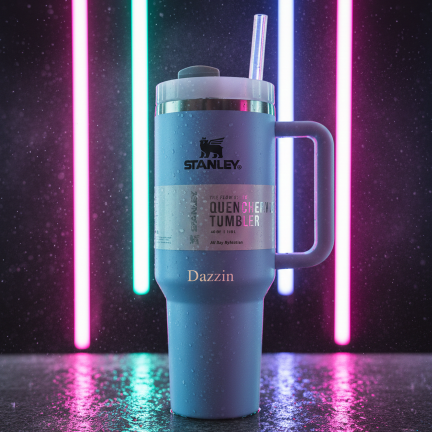 Stanley 40 Oz | (1200ML) Stainless Steel Vacuum Insulated Tumbler With Straw Leak Proof Quencher Cup For Hot And Cold Beverages - With Box View Gallery - Pakistan