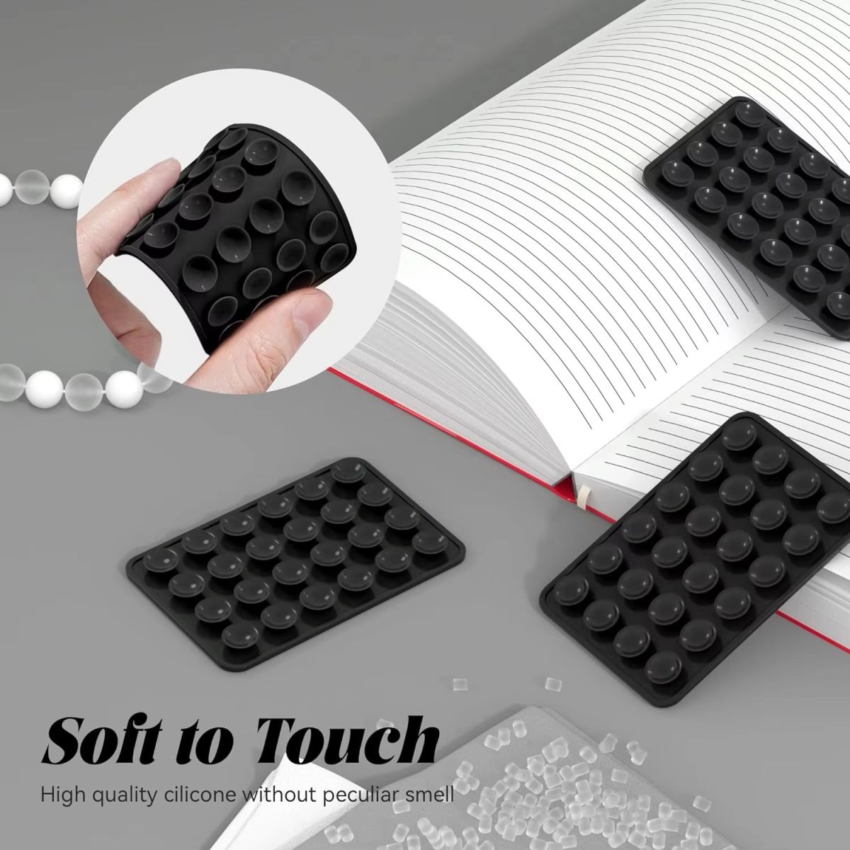 Mobile Bubble Grip Silicone Suction Both Side Bubble Grip Cup Phone Strong Grip Holder Hands Free (Random Color) View Gallery - Pakistan