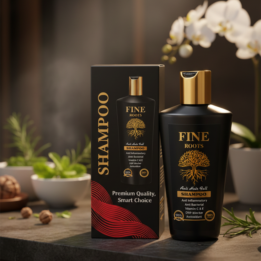 Fine Roots Anti Hair Fall Shampoo Providing Gentle Care Nourishing Formula Strengthening Quality Everyday Use View Gallery - Pakistan