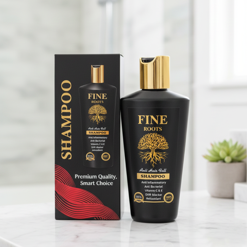 Fine Roots Anti Hair Fall Shampoo Providing Gentle Care Nourishing Formula Strengthening Quality Everyday Use View Gallery - Pakistan