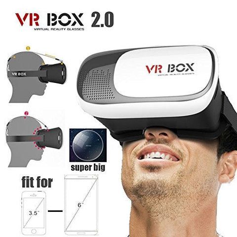 VR Box 2,0- Virtual reality 3D Glasses With game Bluetoot Gamepad