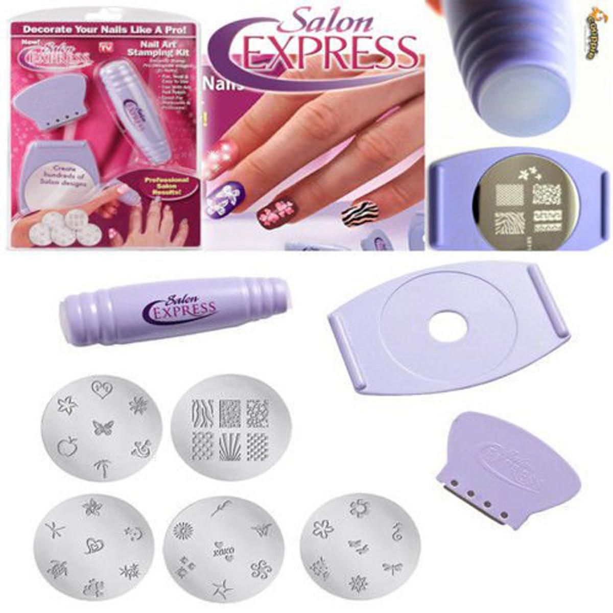 Nail Art Stamping Kit For Women (Purple). View Gallery - Pakistan